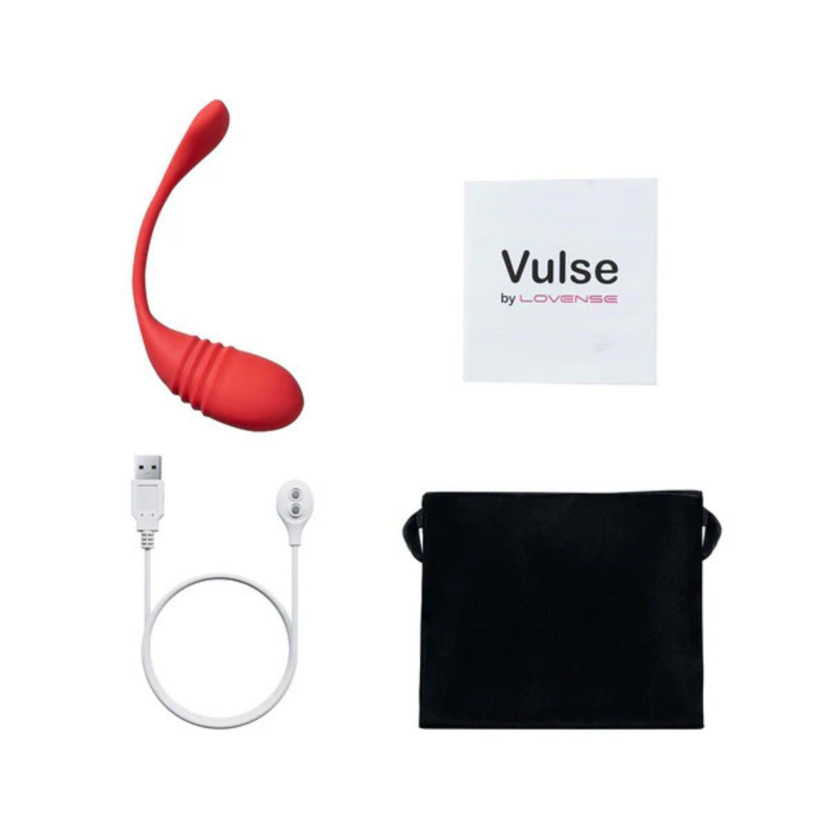 Lovense - Vulse Thrusting Egg Vibrator - Rouge