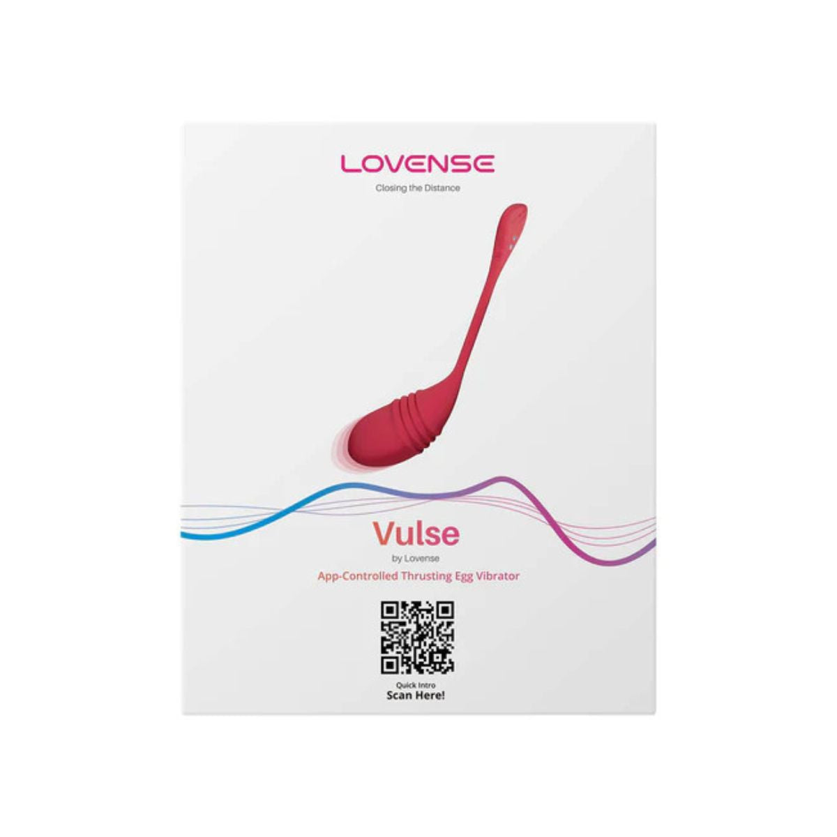 Lovense - Vulse Thrusting Egg Vibrator - Rouge