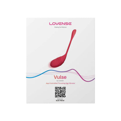 Lovense - Vulse Thrusting Egg Vibrator - Rouge