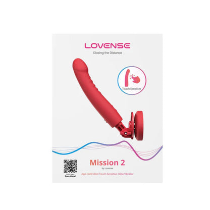 Lovense - Mission 2 Touch-Sensitive Dildo Vib. - Rouge