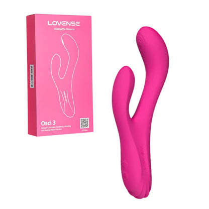 Lovense - Osci 3 Heating Rabbit Vibrator - Rose