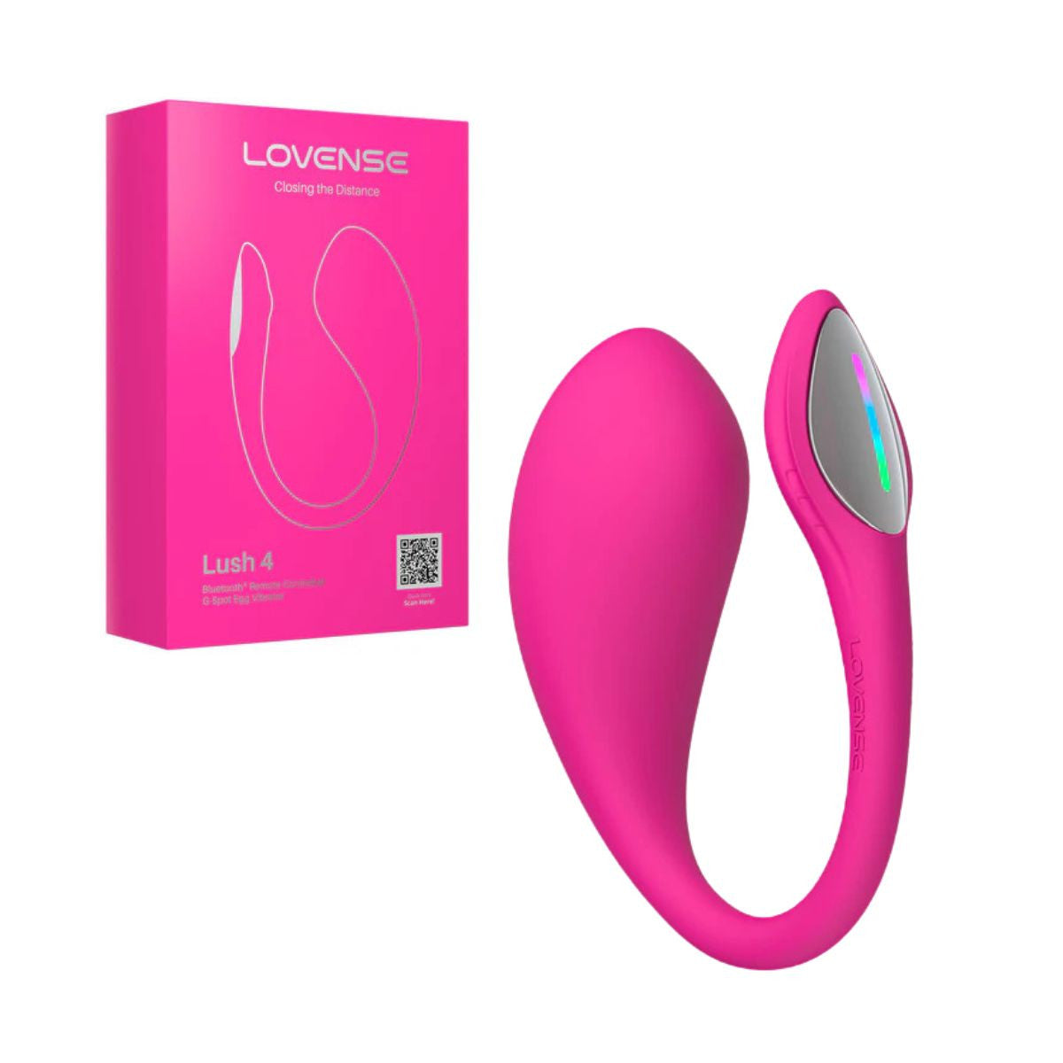 Lovense - Lush 4 G-Spot Egg Vibrator - Rose