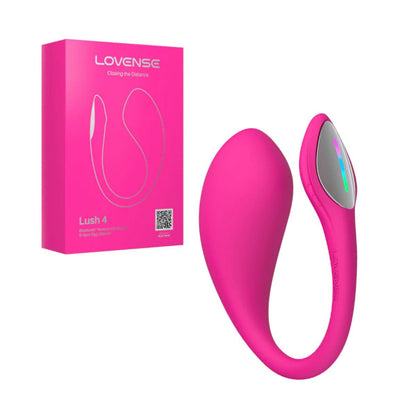 Lovense - Lush 4 G-Spot Egg Vibrator - Rose
