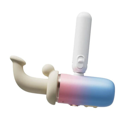 Lovense - Spinel Thrusting Vibrating & Heating Dildo - Rose