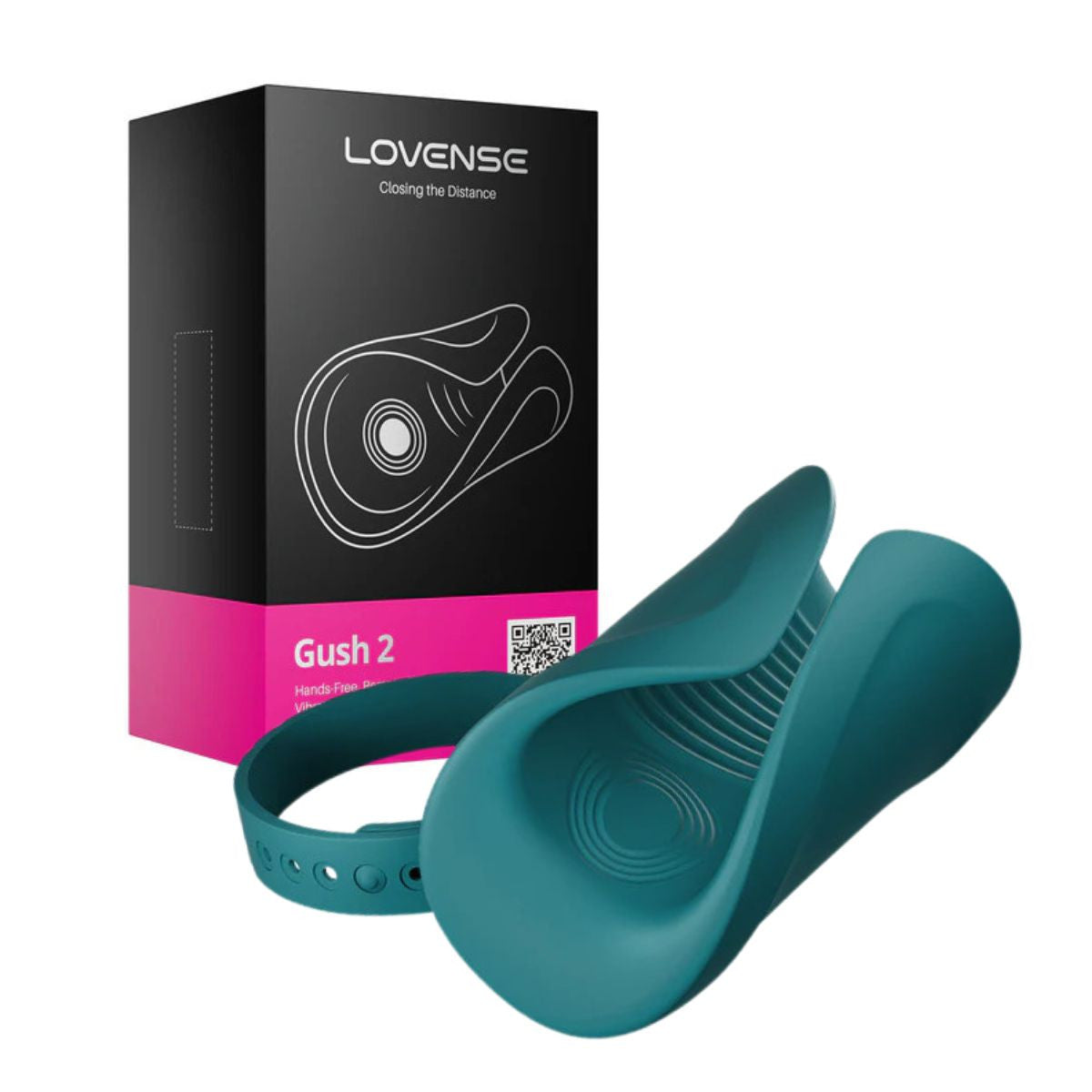 Lovense - Gush 2 Vibrating Penis Massager - Vert