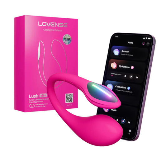 Lovense - Lush Mini G-Spot Egg Vibrator - Rose