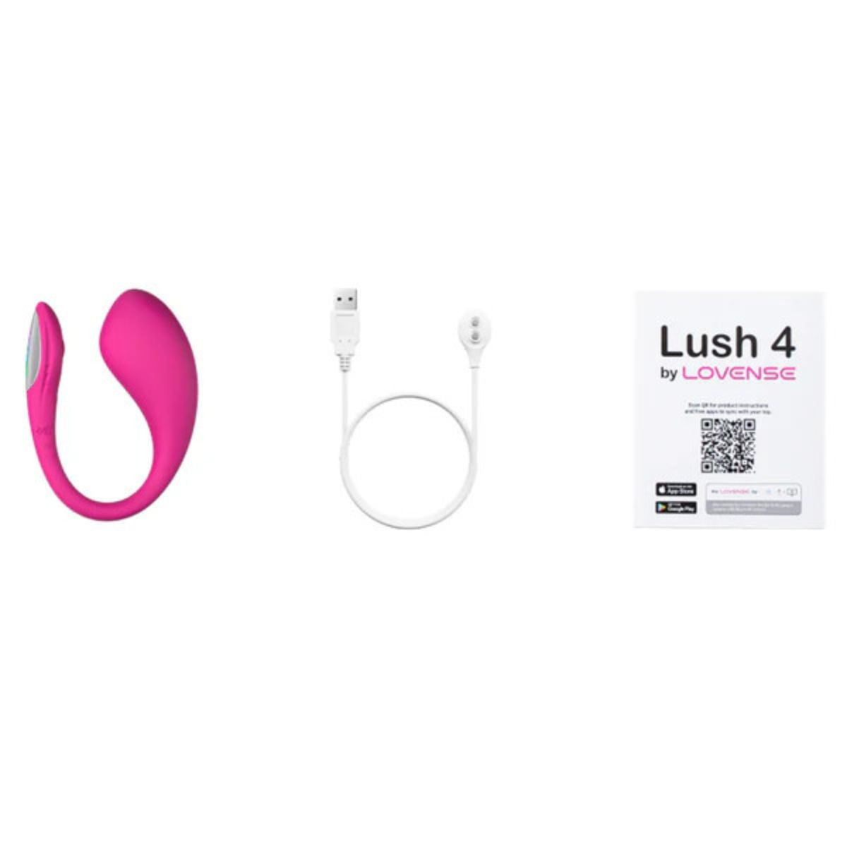Lovense - Lush Mini G-Spot Egg Vibrator - Rose