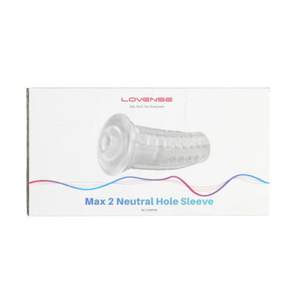 Lovense - Max 2 Neutral Hole Sleeve - Transp.