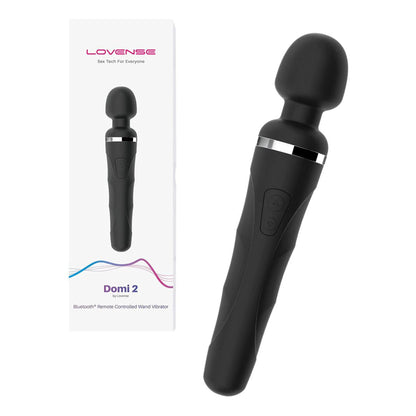 Lovense - Domi 2 Bluetooth Wand - Noir