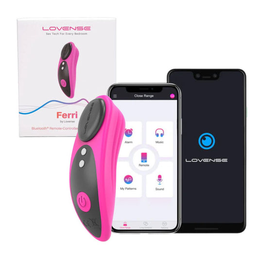 Lovense - Ferri Bluetooth Remote Panty Vibrator - Rose