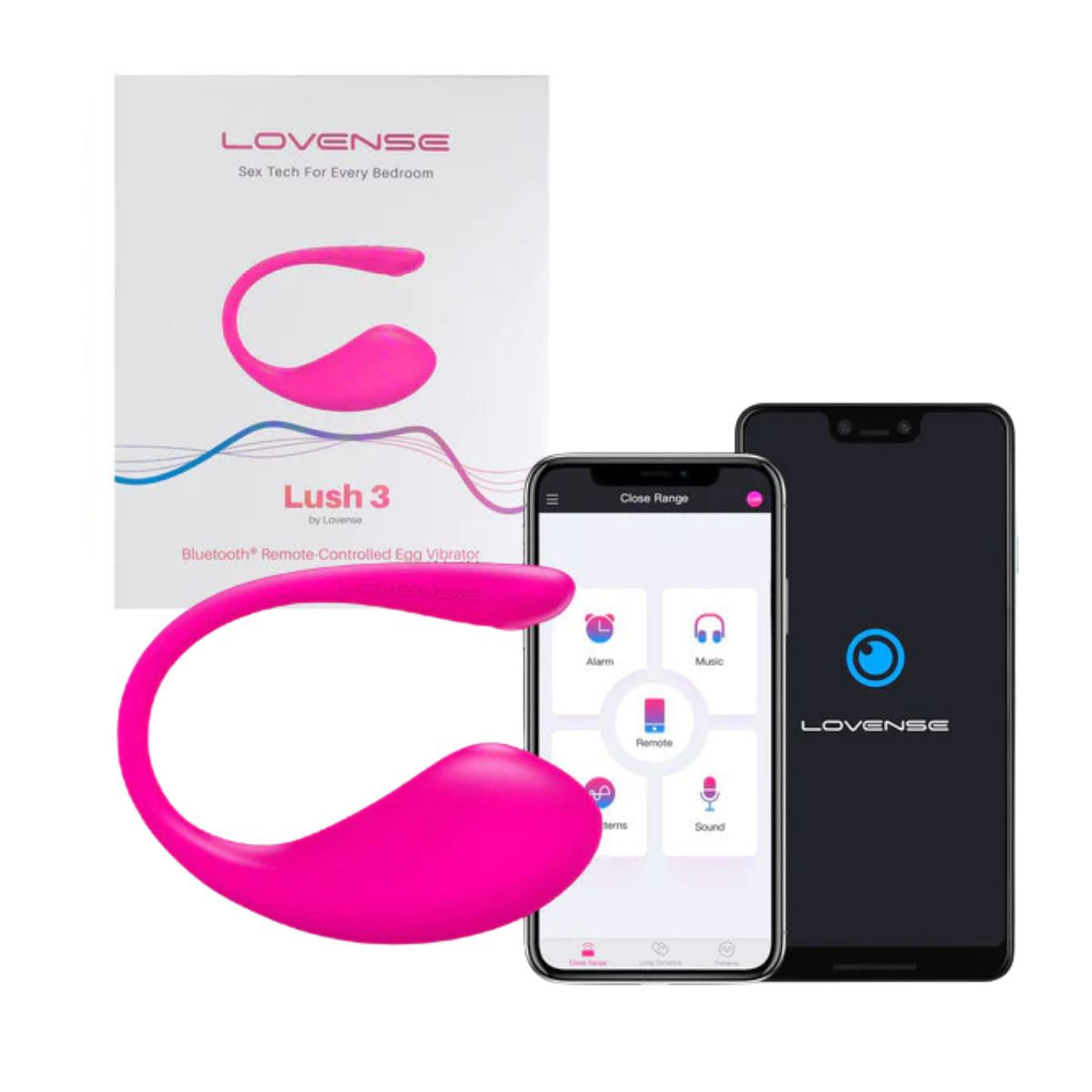 Lovense - Lush 3 G-Spot Egg Vibrator - Rose
