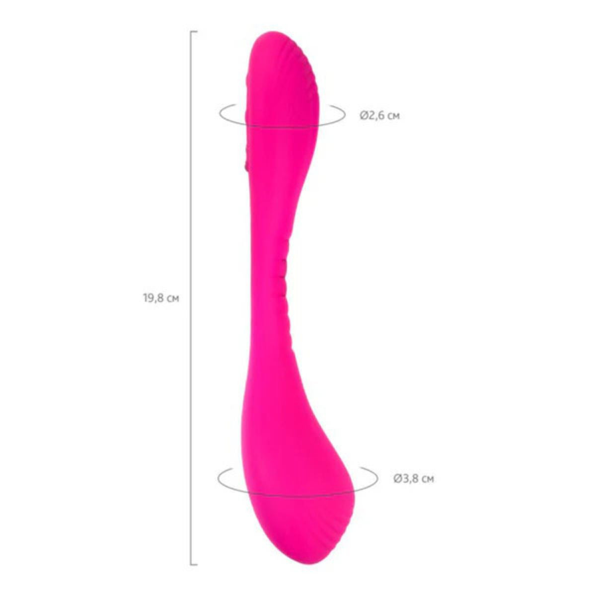 Lovense - Dolce Adjustable Dual Vibrator - Rose