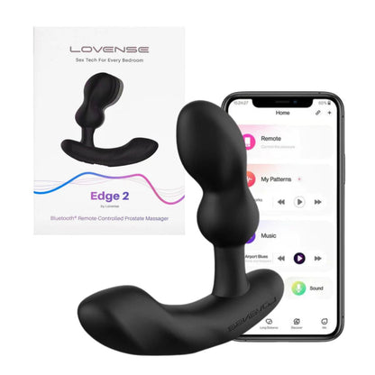 Lovense - Edge 2 Bluetooth Prostate Massager - Noir