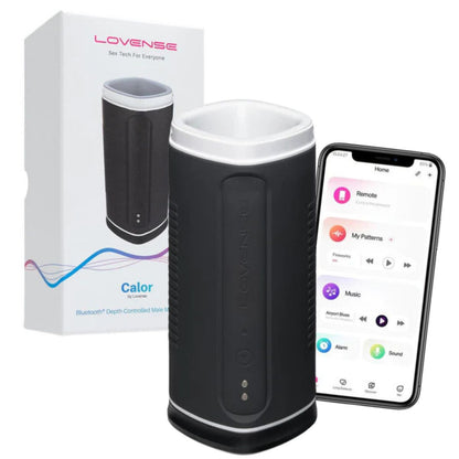 Lovense - Calor Depth-Controlled Masturbator - Noir
