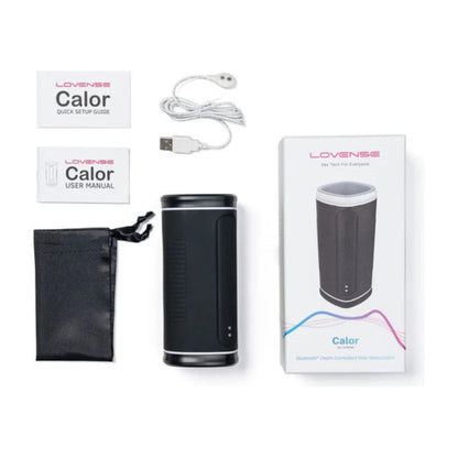Lovense - Calor Depth-Controlled Masturbator - Noir
