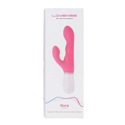 Lovense - Nora Bluetooth Rabbit Vibrator - Rose