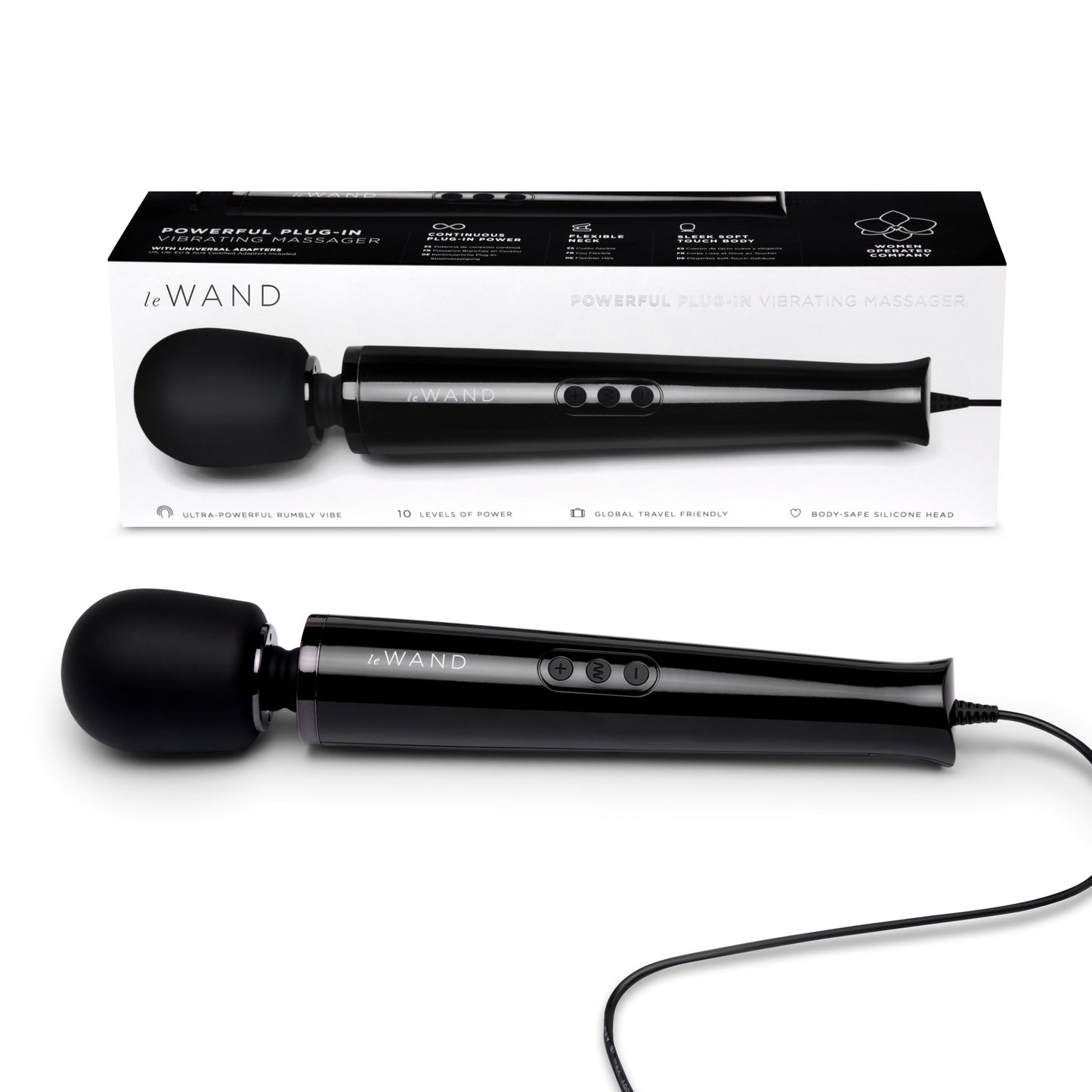Le Wand - Masseur vibrant Plug-in - Noir
