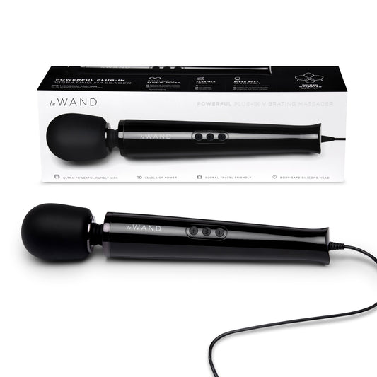 Le Wand - Masseur vibrant Plug-in - Noir
