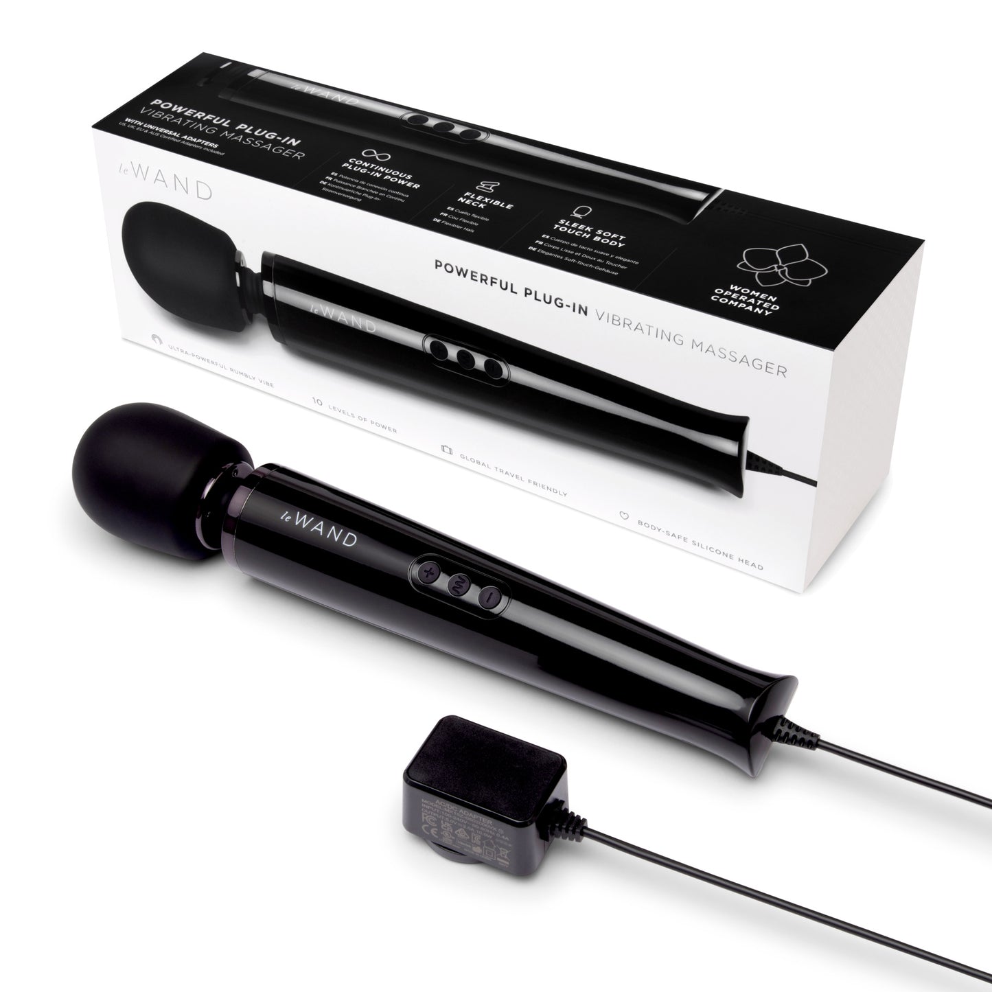 Le Wand - Masseur vibrant Plug-in - Noir