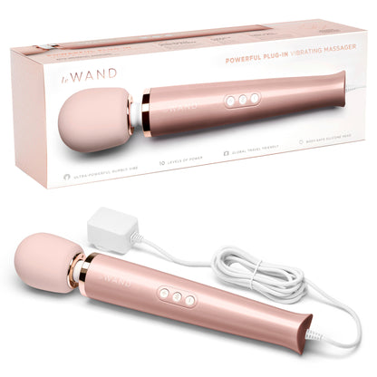 Le Wand - Masseur vibrant Plug-in - Rose Gold