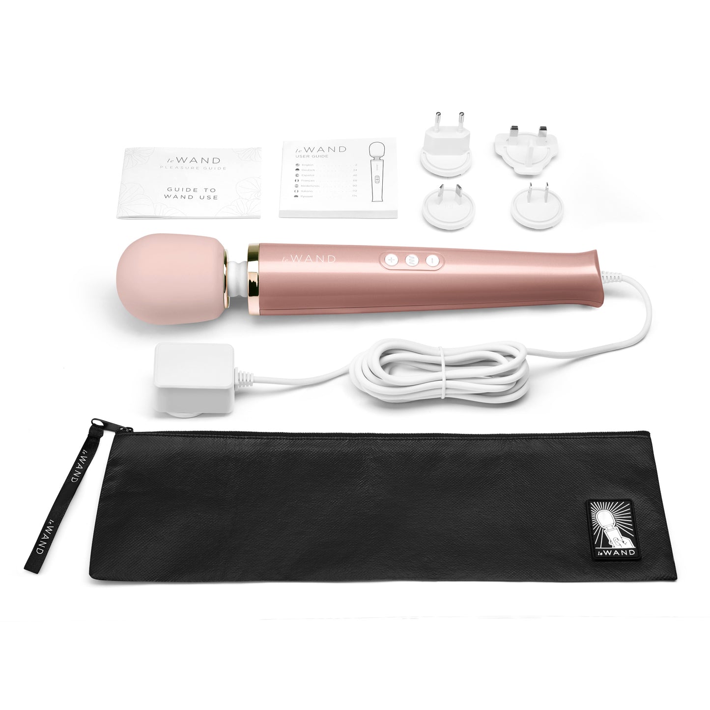 Le Wand - Masseur vibrant Plug-in - Rose Gold