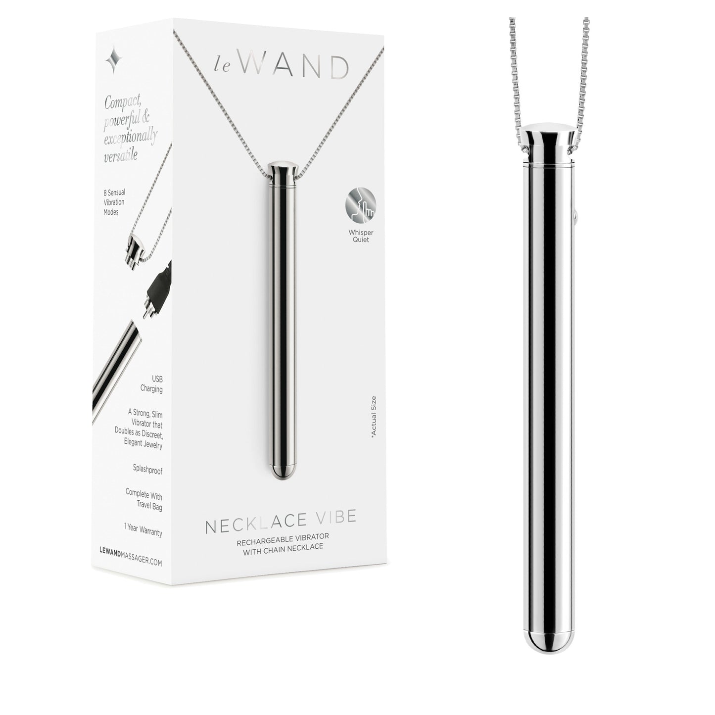 Le Wand - Collier Vibrant - Argent