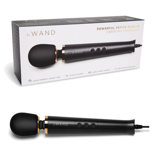Le Wand Petite - Masseur Plug-in - Noir
