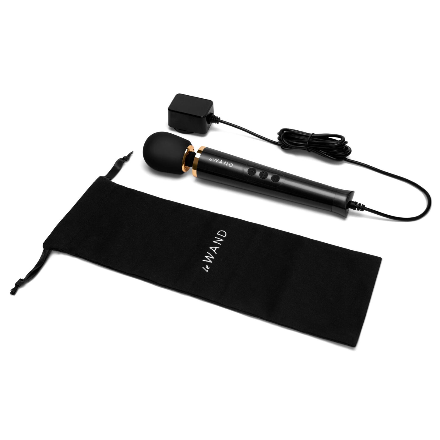 Le Wand Petite - Masseur Plug-in - Noir