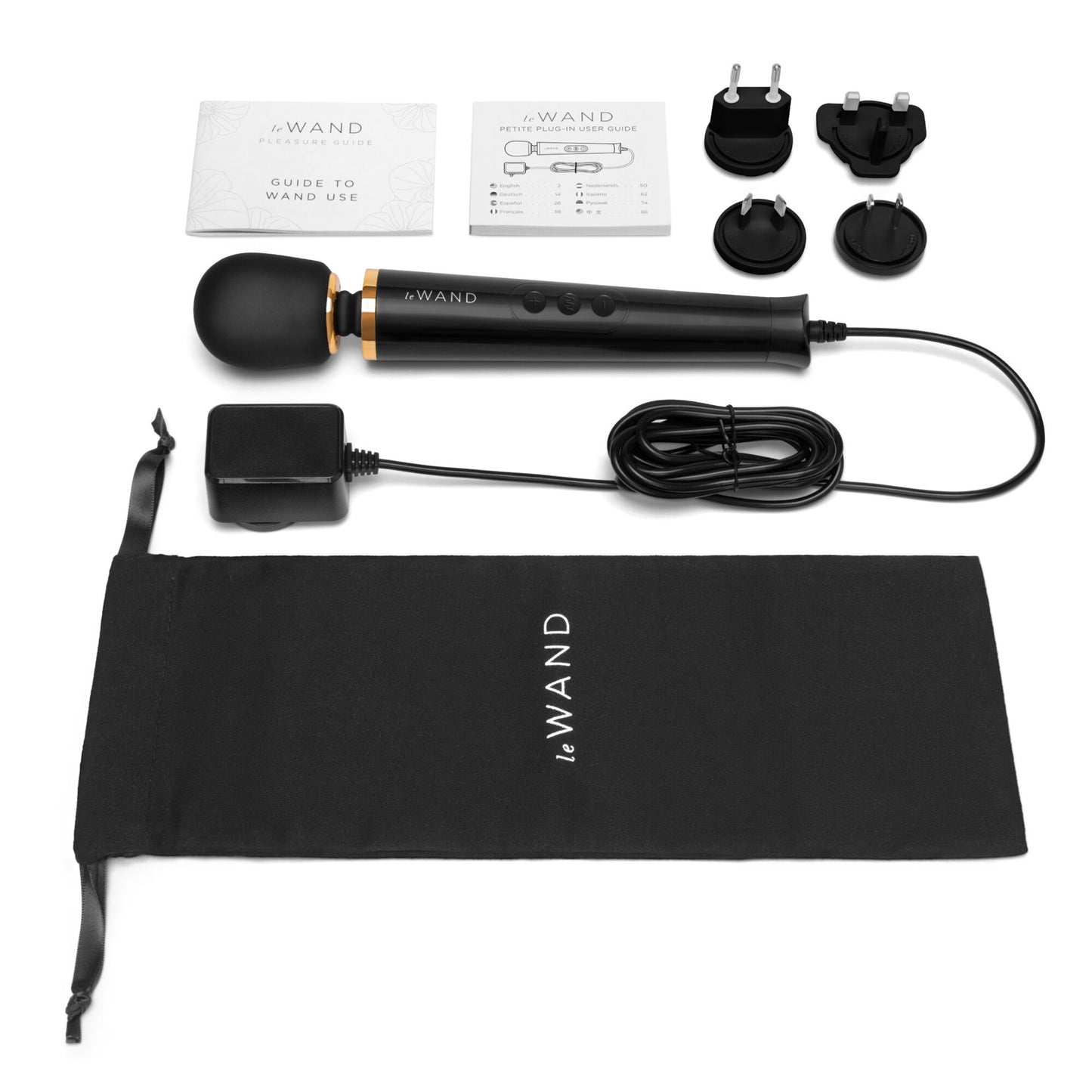 Le Wand Petite - Masseur Plug-in - Noir