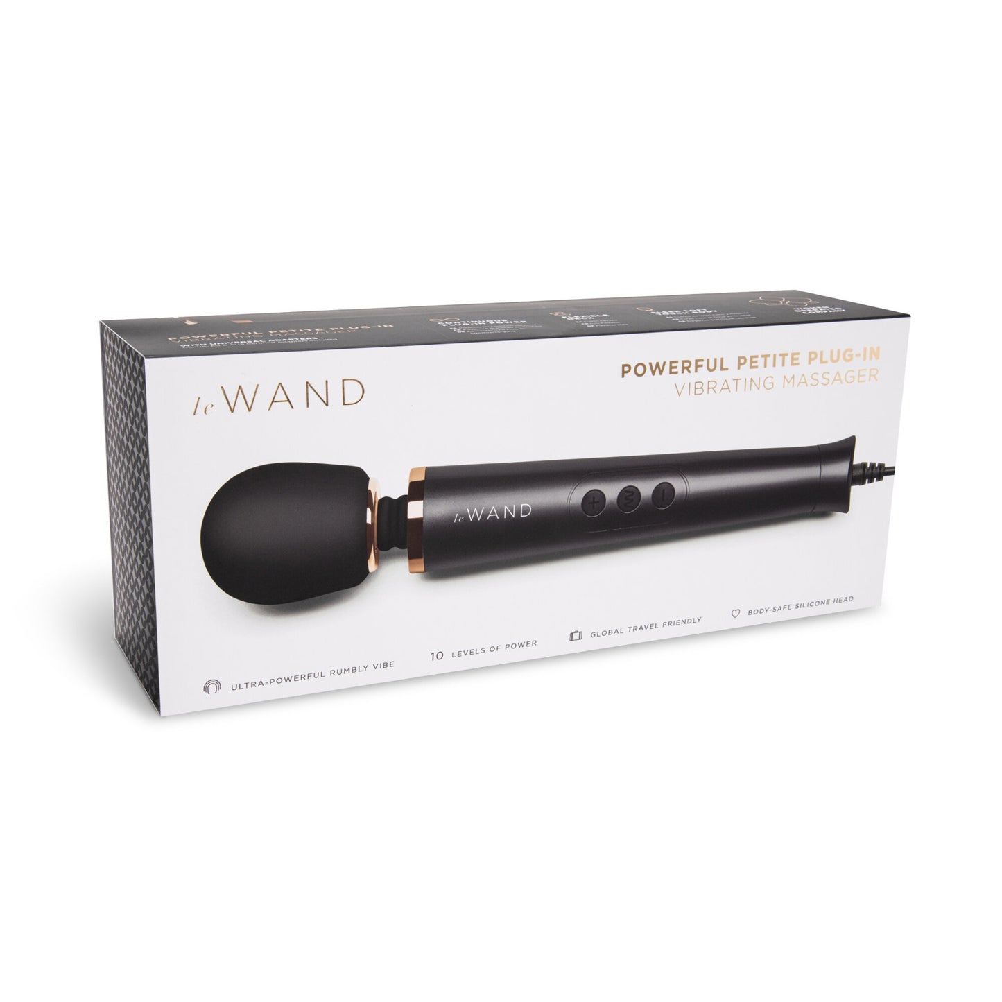 Le Wand Petite - Masseur Plug-in - Noir