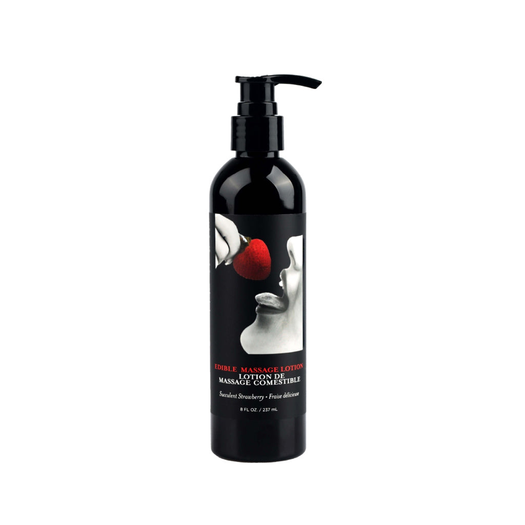 Earthly Body - Lotion de Massage - Fraise 8oz