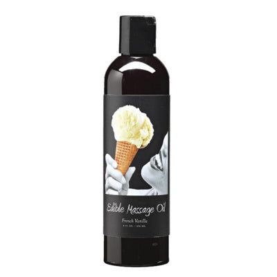 Earthly Body - Huile De Massage Comestible - Vanille Française 8oz