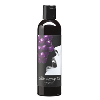 Earthly Body - Huile De Massage Comestible - Raisin Audacieux 8oz