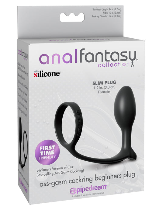 Ass-Gasm Cockring Beginners Plug