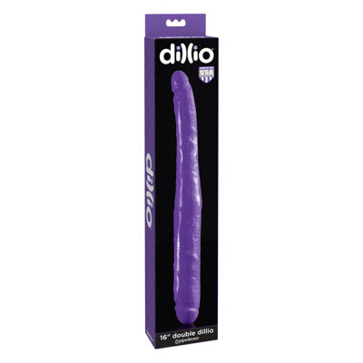 Dillio - Double Dillio 16 pouces - Mauve
