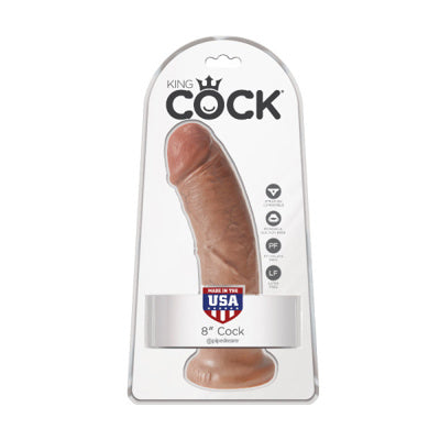 King Cock - Dildo 8 pouces - Bronzé