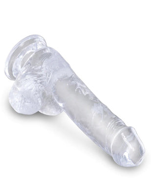 King Cock - 6 po. Cock with Balls - Transparent