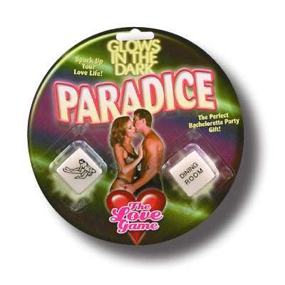 Dés Paradice Glows in the dark