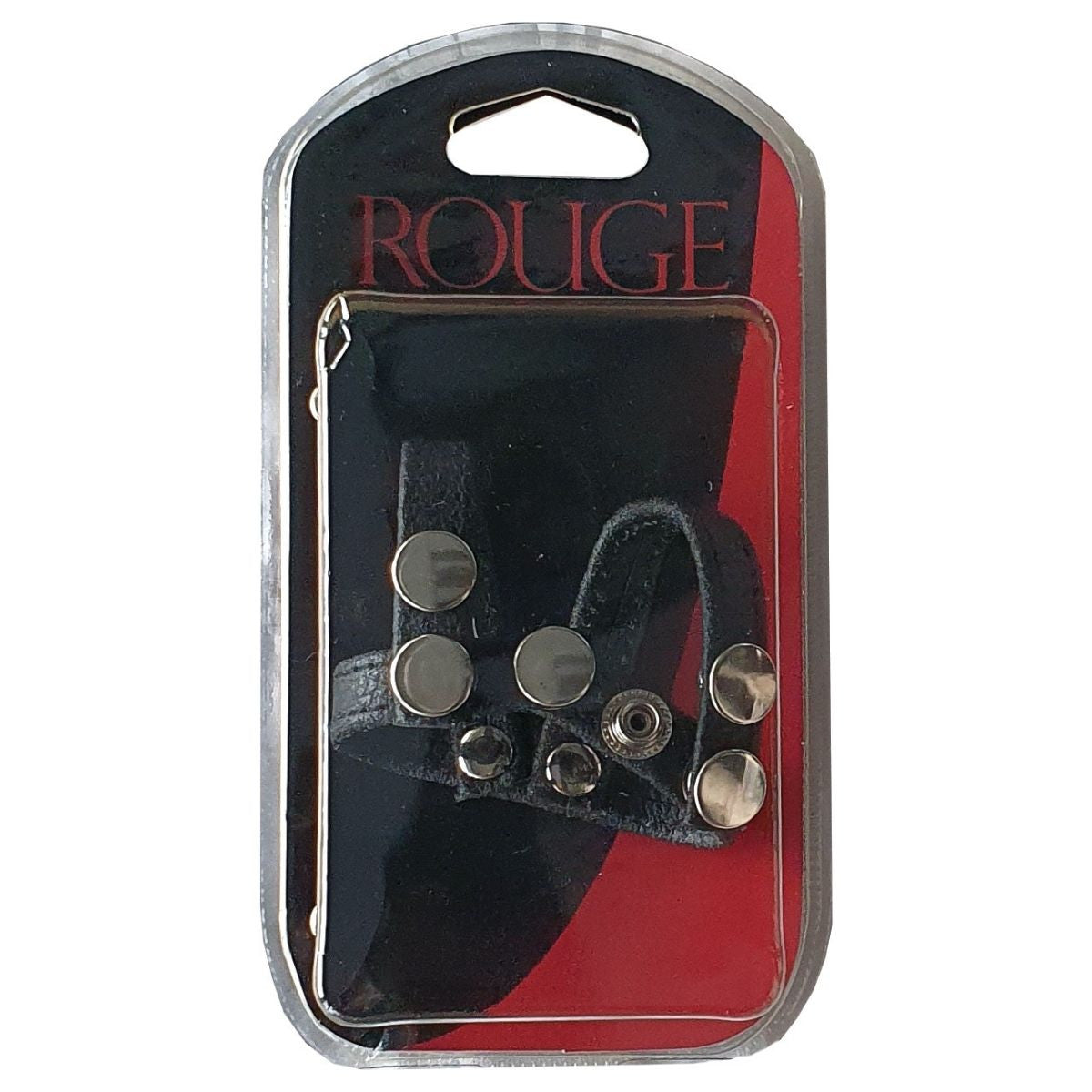 Rouge - Sangle d'Amélioration du Scrotum - Noir