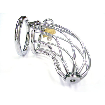 Rouge - Cage de Chasteté avec Cadenas