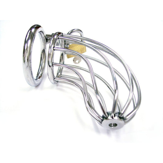 Rouge - Cage de Chasteté avec Cadenas