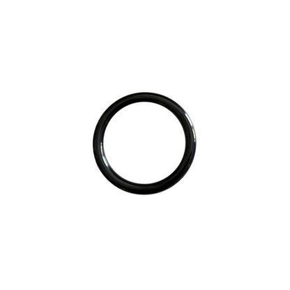 Rouge - Cock Ring Acier Inoxydable - 45mm/Noir