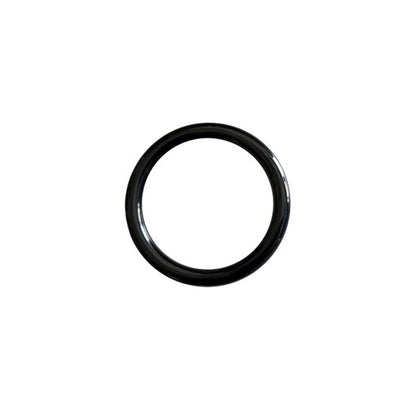 Rouge - Cock Ring Acier Inoxydable - 50mm/Noir