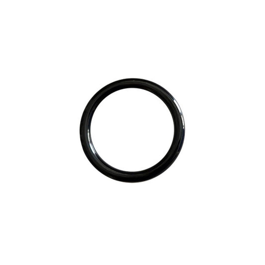 Rouge - Cock Ring Acier Inoxydable - 50mm/Noir