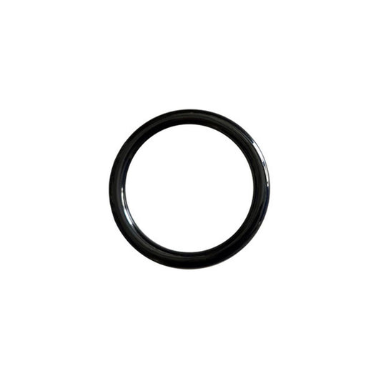 Rouge - Cock Ring Acier Inoxydable - 55mm/Noir