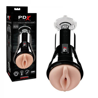 PDX Elite - Cock Compressor Vibrating Stroker
