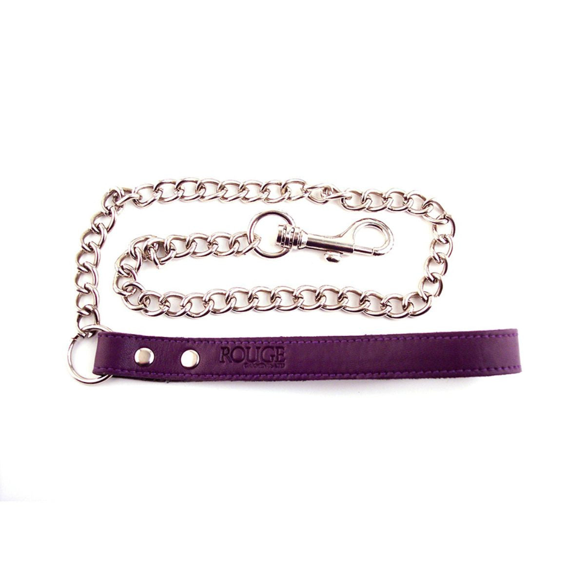 Rouge - Laisses en Cuir - Mauve