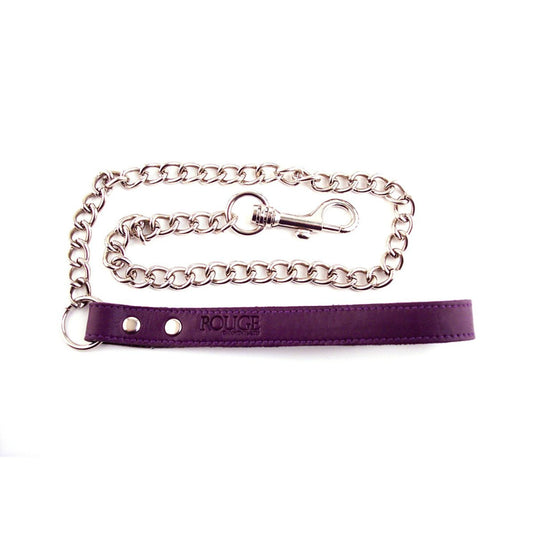 Rouge - Laisses en Cuir - Mauve