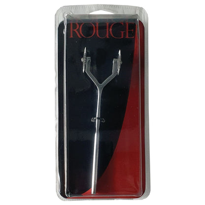Rouge - Roues à Deux Broches en Acier Inoxydable