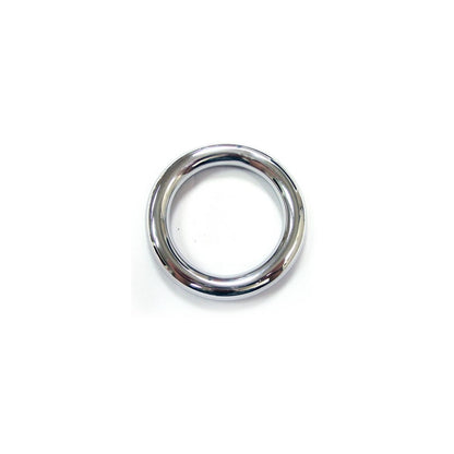 Rouge - Cock Ring Acier Inoxydable - 55mm/Argent